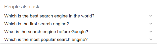 people also ask google search