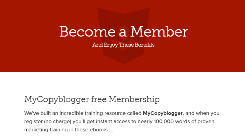become a member copyblogger