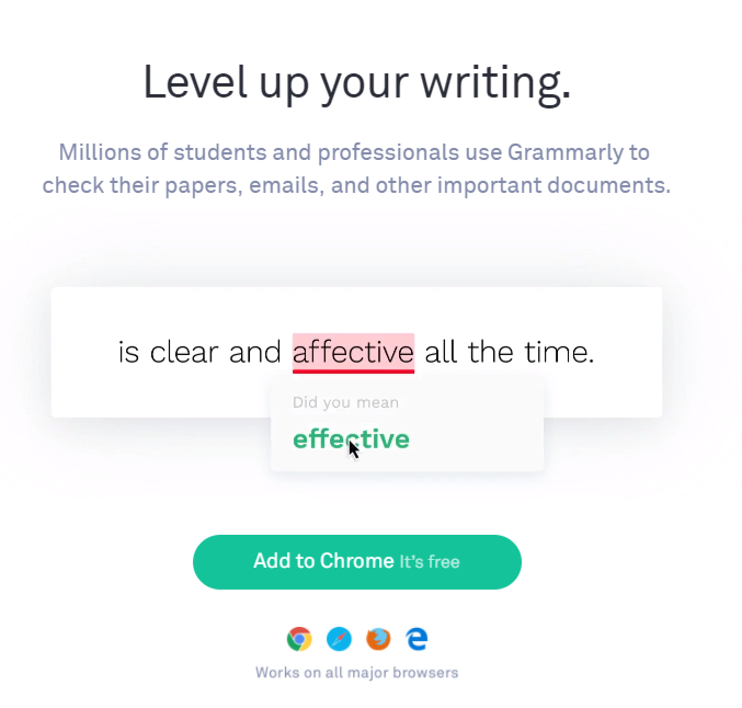 level up your writing chrome